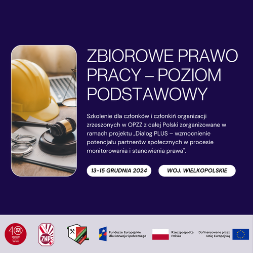 Obraz główny aktualności o tytule Zbiorowe prawo pracy – poziom podstawowy 